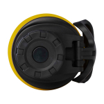 Eco double-wall bottle, anti-leak screw lid, 700ml dark yellow colour