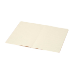 Kraft cardboard notebook, stitched spine, A5, dotted pages natural colour