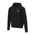 Unisex sports hoodie, integrated stretch, 350 g/m2, Elevate Life black colour