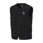 Unisex recycled nylon gilet, textured, 110 g/m2, Elevate NXT black colour