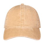 Casual washed-effect cap, recycled cotton, 245 g/m2 ivory colour