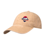 Casual washed-effect cap, recycled cotton, 245 g/m2 ivory colour