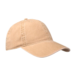 Casual washed-effect cap, recycled cotton, 245 g/m2 ivory colour