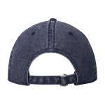 Casual washed-effect cap, recycled cotton, 245 g/m2 navy-blue colour
