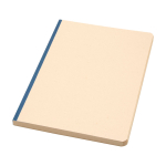 Soft cover notebook, sugarcane paper, RPET, A5, ruled pages navy-blue colour