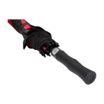 Golf umbrella, two-tone, polyester, windproof, 30”, Ø106cm red colour