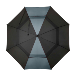 Golf umbrella, two-tone, polyester, windproof, 30”, Ø106cm grey colour