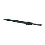 Golf umbrella, two-tone, polyester, windproof, 30”, Ø106cm green colour