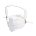 Recycled stainless steel tumbler, dual-function lid, 900ml close-up view 1