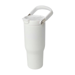 Recycled stainless steel tumbler, dual-function lid, 900ml fourth view