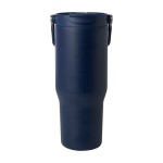 Recycled stainless steel tumbler, dual-function lid, 900ml second rear view
