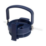 Recycled stainless steel tumbler, dual-function lid, 900ml close-up view 1