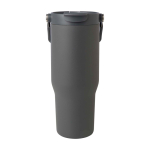 Recycled stainless steel tumbler, dual-function lid, 900ml second rear view
