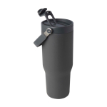Recycled stainless steel tumbler, dual-function lid, 900ml third view