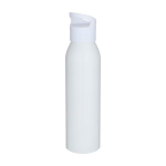 Recycled stainless steel bottle, single wall, 650ml white colour