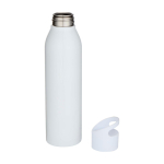 Recycled stainless steel bottle, single wall, 650ml white colour