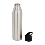 Recycled stainless steel bottle, single wall, 650ml light grey colour