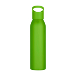 Recycled stainless steel bottle, single wall, 650ml neon green colour