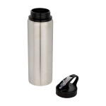 Recycled stainless steel bottle, single wall, 800ml grey colour