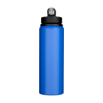 Recycled stainless steel bottle, single wall, 800ml royal blue colour