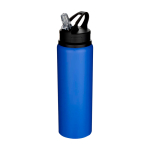 Recycled stainless steel bottle, single wall, 800ml royal blue colour