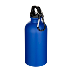Recycled stainless steel bottle, matte finish, single wall, 400ml royal blue colour