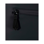 Roll-top waterproof laptop backpack, synthetic leather, 15” black colour