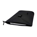 Roll-top waterproof laptop backpack, synthetic leather, 15” black colour