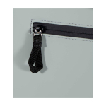 Roll-top waterproof laptop backpack, synthetic leather, 15” grey colour