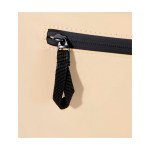 Roll-top waterproof laptop backpack, synthetic leather, 15” ivory colour