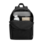 Eco urban backpack, water-repellent, 16L, fits 14” laptop black colour