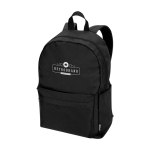 Eco urban backpack, water-repellent, 16L, fits 14” laptop black colour