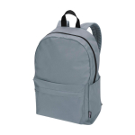 Eco urban backpack, water-repellent, 16L, fits 14” laptop grey colour