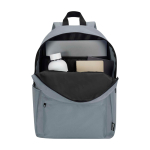 Eco urban backpack, water-repellent, 16L, fits 14” laptop grey colour