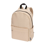 Eco urban backpack, water-repellent, 16L, fits 14” laptop ivory colour