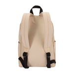 Eco urban backpack, water-repellent, 16L, fits 14” laptop ivory colour