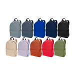 Eco urban backpack, water-repellent, 16L, fits 14” laptop navy-blue colour