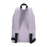 Eco urban backpack, water-repellent, 16L, fits 14” laptop lilac colour