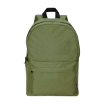 Eco urban backpack, water-repellent, 16L, fits 14” laptop olive green colour