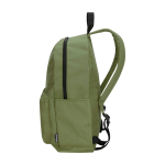Eco urban backpack, water-repellent, 16L, fits 14” laptop olive green colour