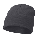 Rib-knit versatile beanie, ideal for cold weather, Elevate™ dark grey colour