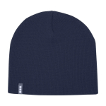 Rib-knit versatile beanie, ideal for cold weather, Elevate™ navy-blue colour