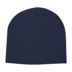 Rib-knit versatile beanie, ideal for cold weather, Elevate™ navy-blue colour