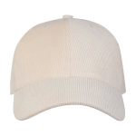 Classic versatile cap, recycled corduroy, 6 panels, 280 g/m2 sand colour