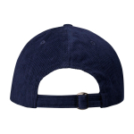 Classic versatile cap, recycled corduroy, 6 panels, 280 g/m2 navy-blue colour