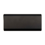 Recycled aluminium power bank, laptop-ready, 20,000 mAh black colour