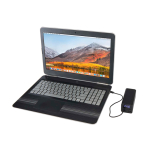 Recycled aluminium power bank, laptop-ready, 20,000 mAh black colour