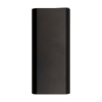 Recycled aluminium power bank, laptop-ready, 20,000 mAh black colour