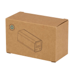 Recycled aluminium power bank, laptop-ready, 20,000 mAh black colour