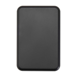 Magnetic wireless power bank, recycled plastic, 5,000 mAh black colour